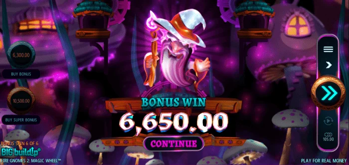 Fire Gnomes 2 Magic Wheel - bonusvinst